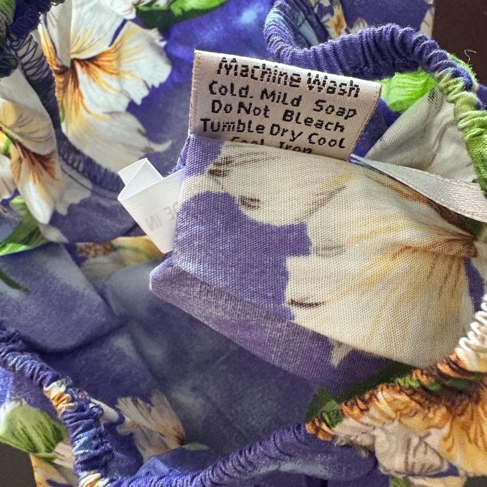 ALOHA Purple Hawaiian print Baby Outfit - Picture 9 of 9